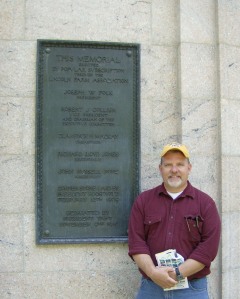 Yours Truly at the Lincoln Birthplace Monument in May 2009